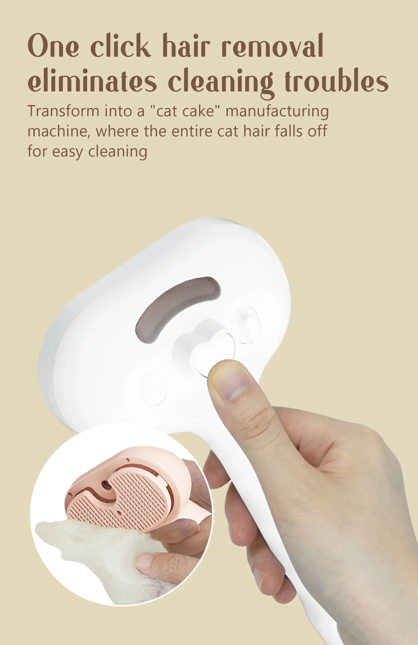 Advance Steam Brush for Pets
