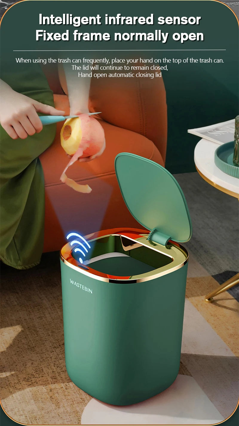 12L Smart Sensor Trash Can β Automatic Bathroom & Kitchen Bin