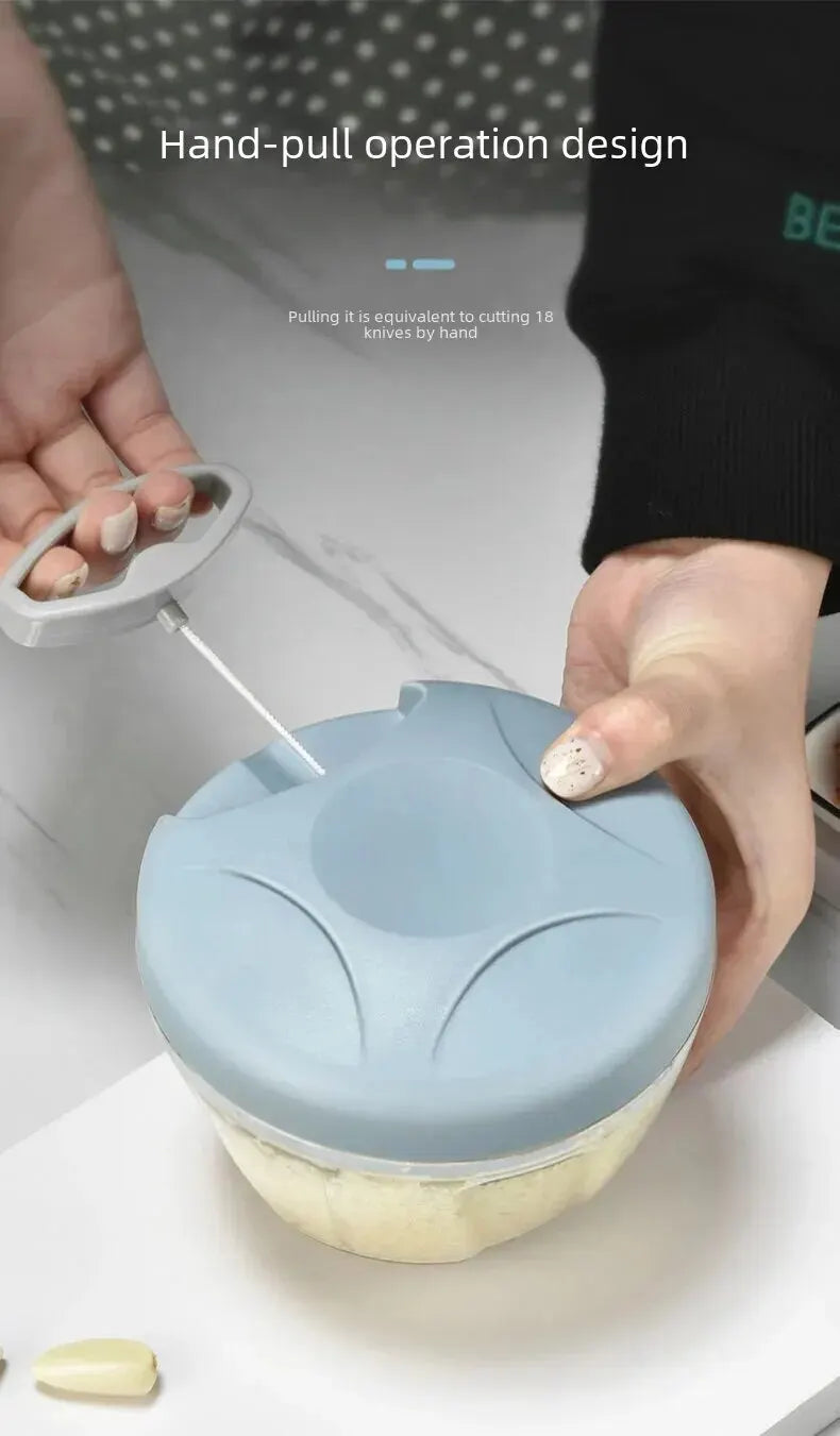 Manual Ginger Garlic Grinder & Veg Cutter β Handheld & Multifunctional