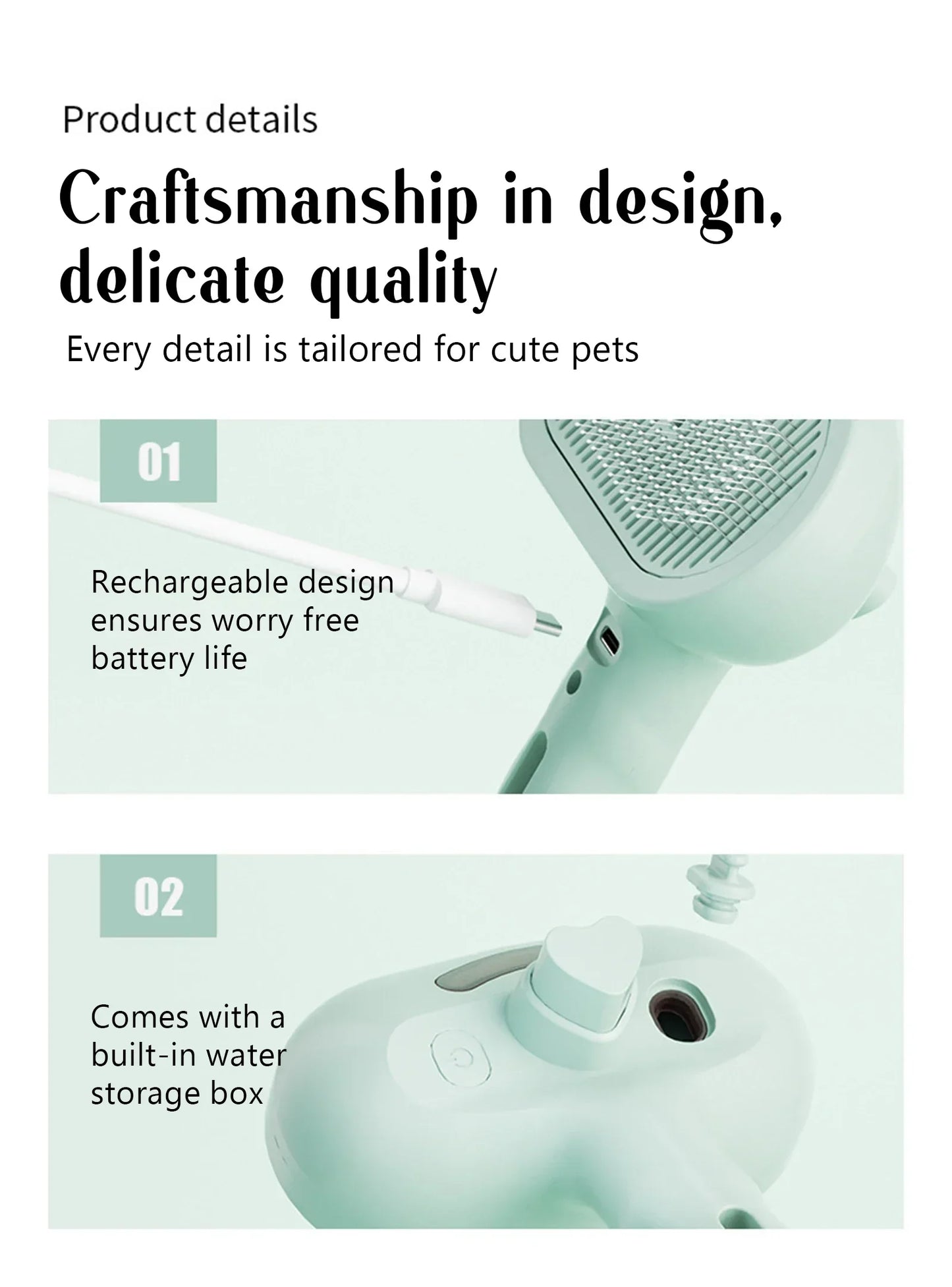 Advance Steam Brush for Pets