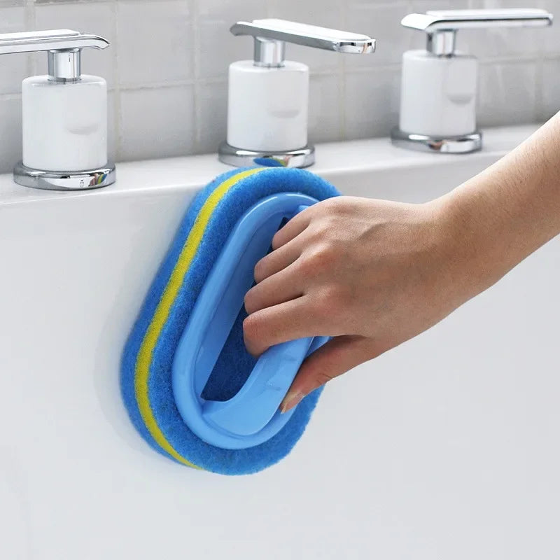 Household Scrubbing Brush with Handle β Durable Kitchen & Bathroom
