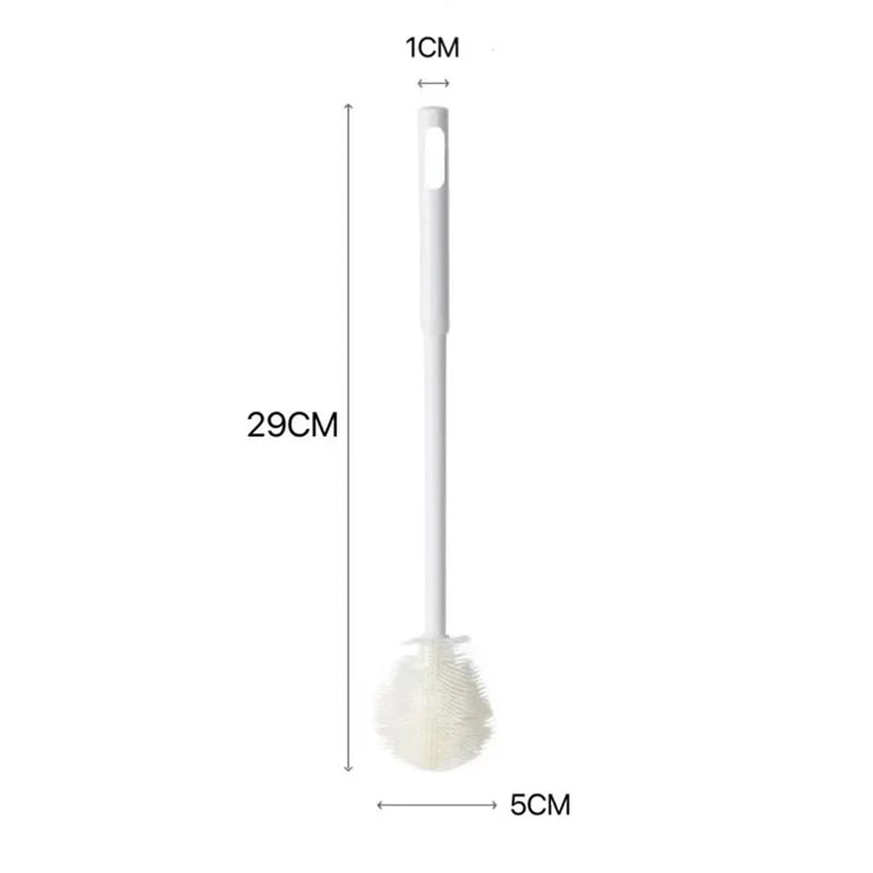 Silicone Baby Bottle Brush with Nipple Cleaner β Long Handle, BPA Free