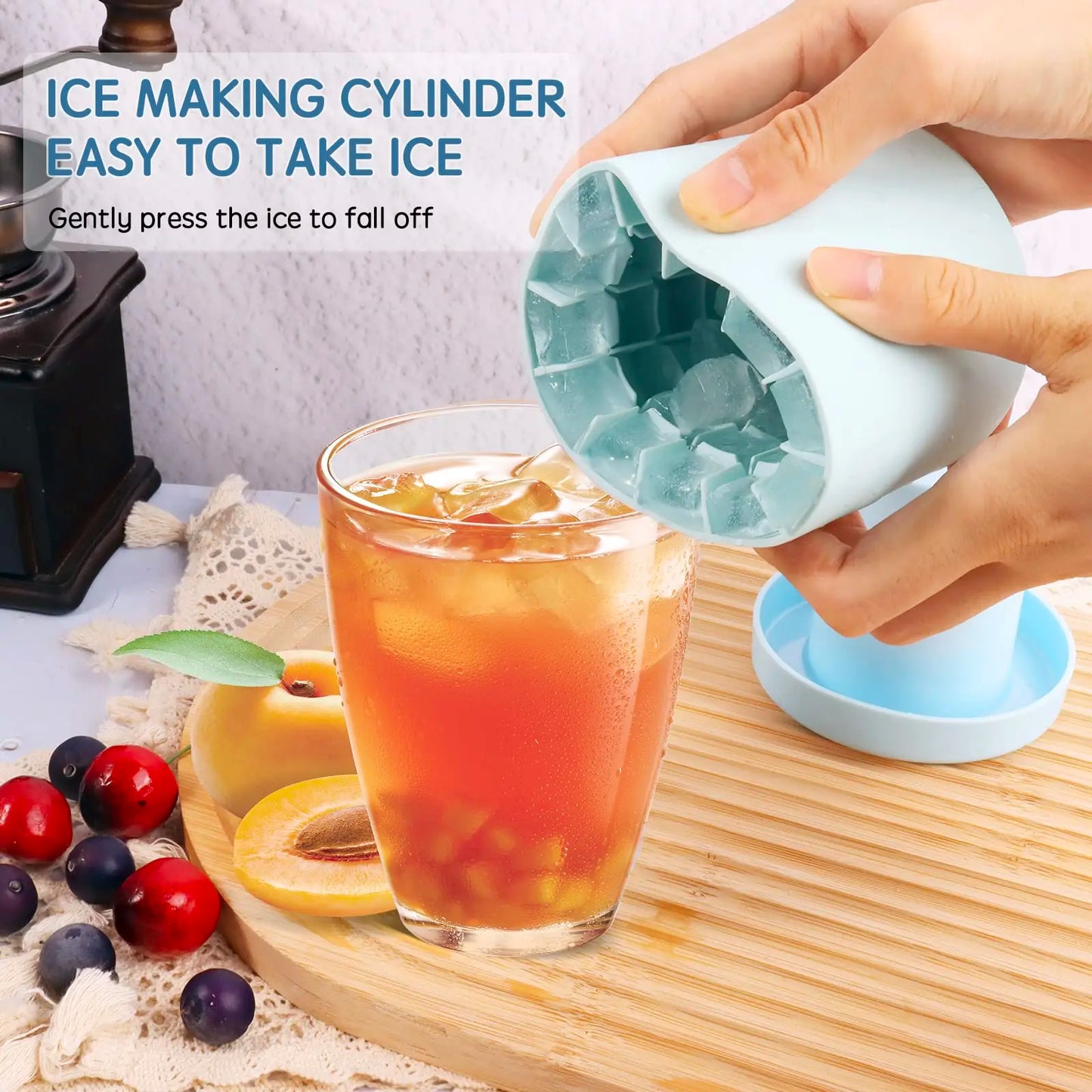 Silicone Ice Cube Maker Bucket β Round Mold