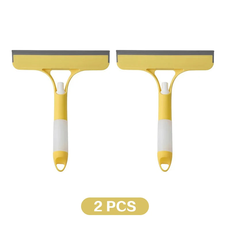 3-in-1 Glass Cleaning Kit – Spray Bottle, Scrubber & Scraper