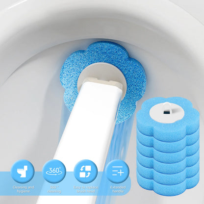 Toilet Brush Cleaning Kit with Disposable Heads – 18/36 PCS