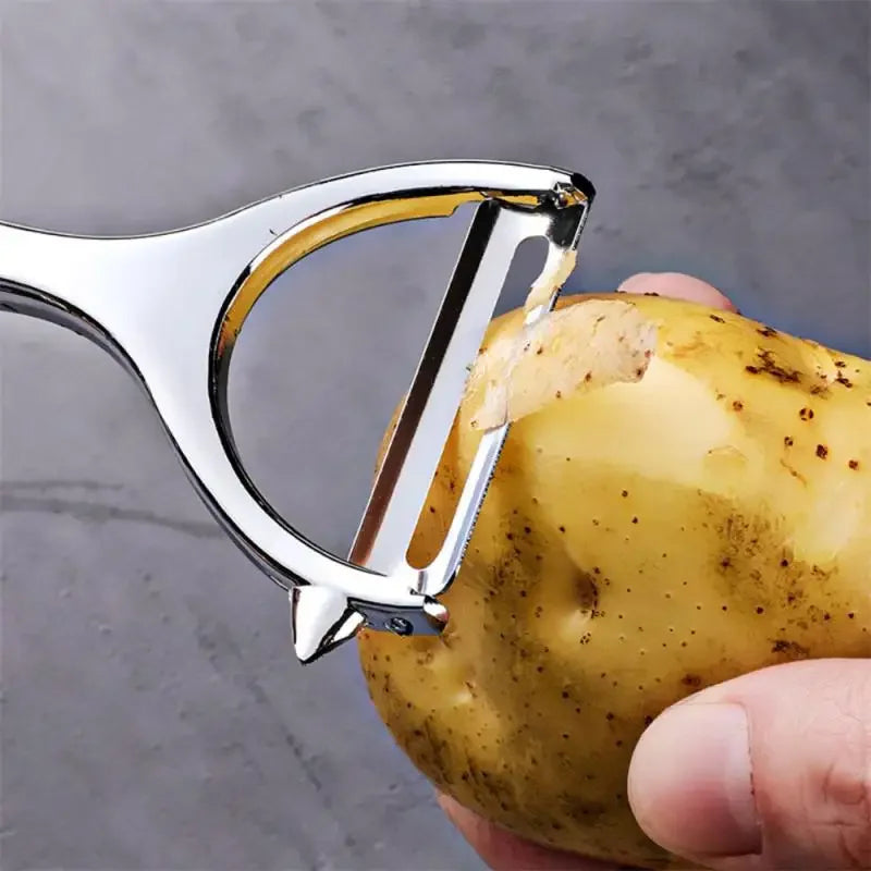 Stainless Steel Vegetable Peeler & Grater – Multi-Function Kitchen Tool