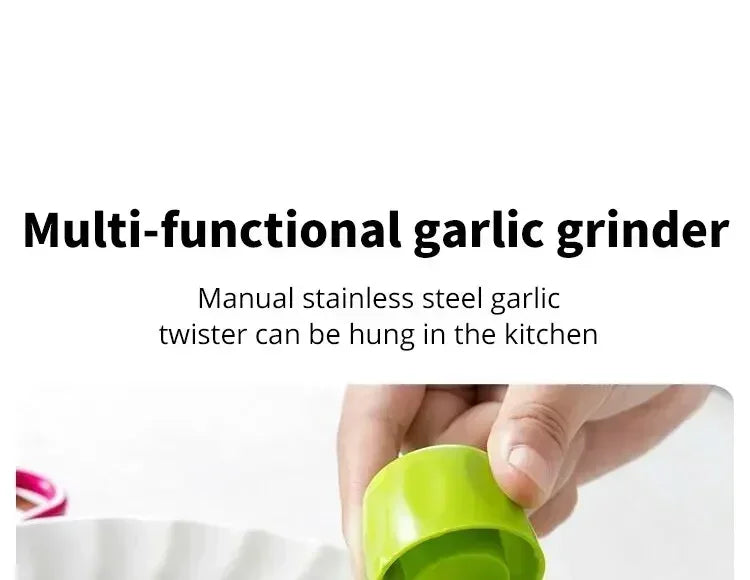 Mini Manual Garlic Grinder – 1 Pack Kitchen Mashing Tool