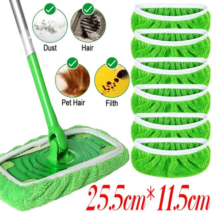 Reusable Microfiber Mop Pads – Wet & Dry Sweeper Cloths