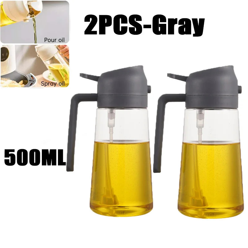 Oil Spray Bottle – 200/300/500ml for Cooking, BBQ & Baking