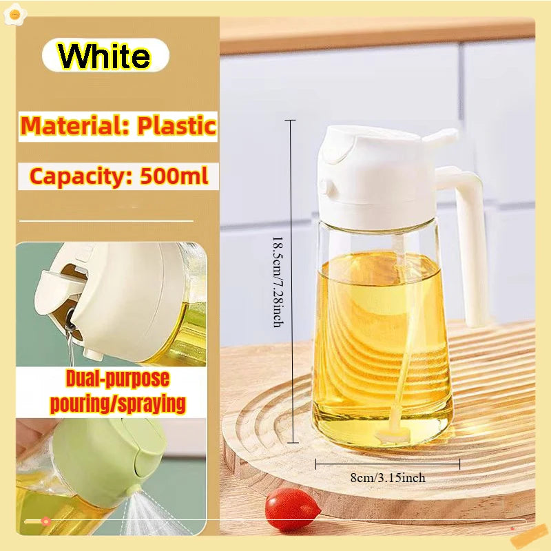 Oil Spray Bottle – 200/300/500ml for Cooking, BBQ & Baking