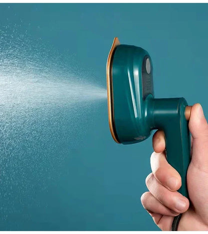 Portable Handheld Mini Steam Iron for Clothes – Travel Garment Steamer & Home Appliance.