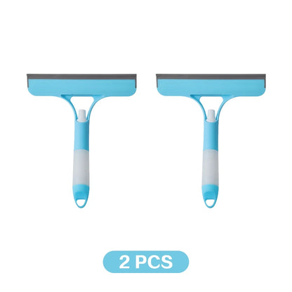 3-in-1 Glass Cleaning Kit – Spray Bottle, Scrubber & Scraper