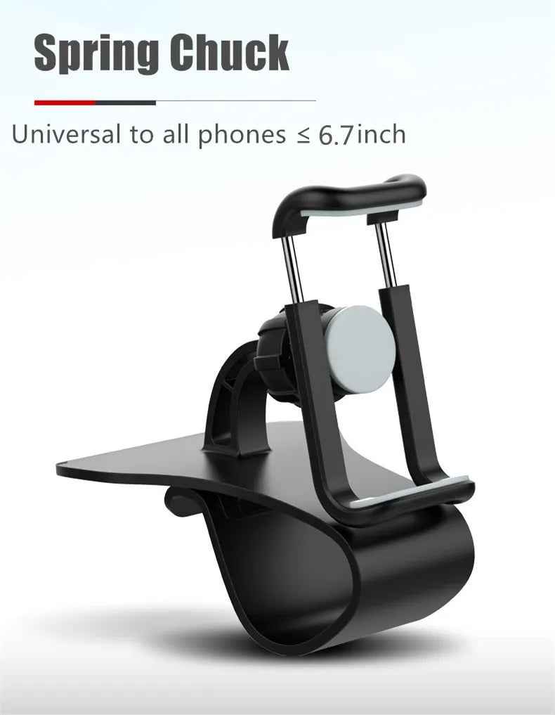 360° Rotatable Car Phone Holder – Dashboard & Windshield Mount
