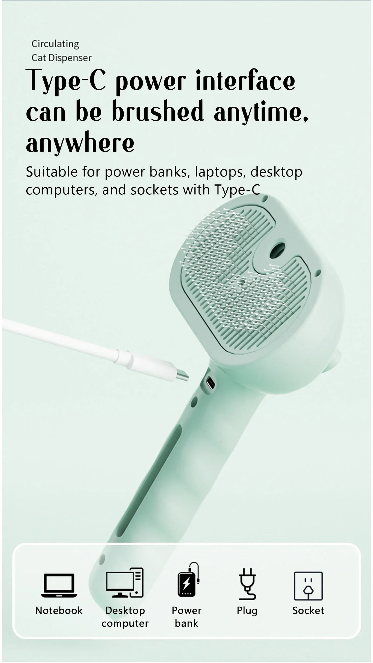 Advance Steam Brush for Pets