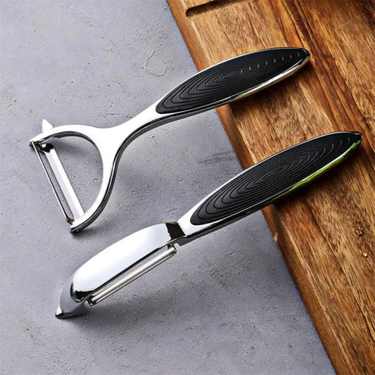 Stainless Steel Vegetable Peeler & Grater – Multi-Function Kitchen Tool