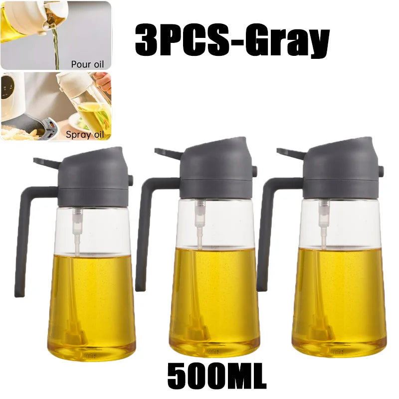 Oil Spray Bottle – 200/300/500ml for Cooking, BBQ & Baking