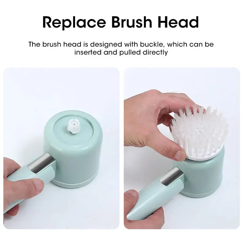 2025 Cordless Electric Spin Scrubber – 5 Brush Heads, Waterproof