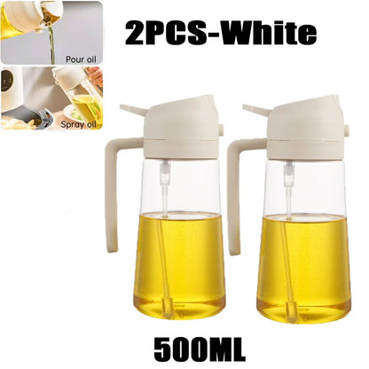 Oil Spray Bottle – 200/300/500ml for Cooking, BBQ & Baking