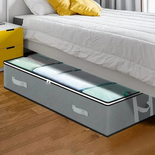 Dustproof Under Bed Storage Box with Handles – 1/2/3pcs