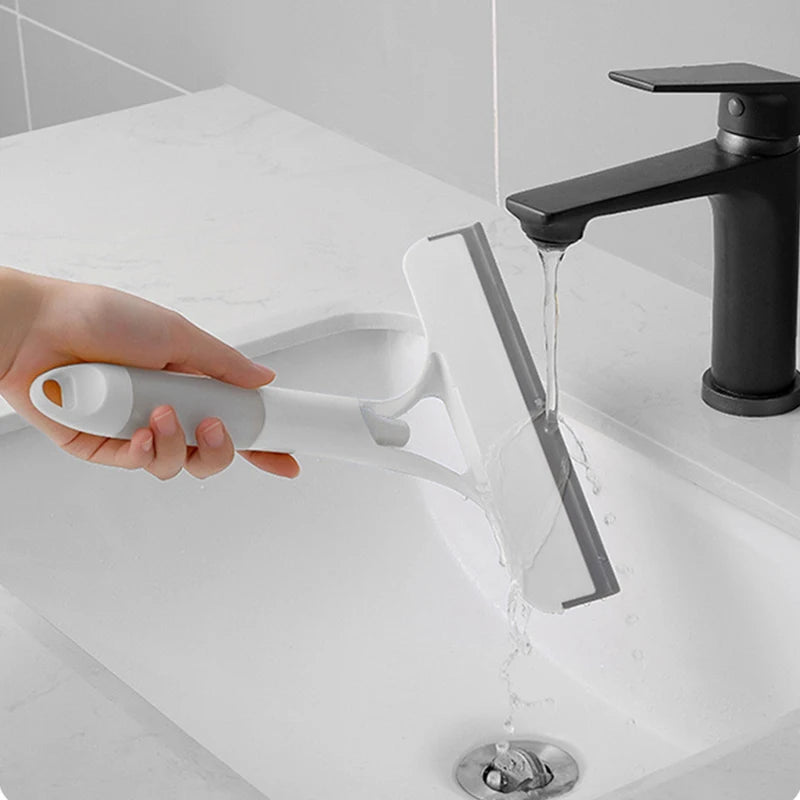 3-in-1 Glass Cleaning Kit – Spray Bottle, Scrubber & Scraper