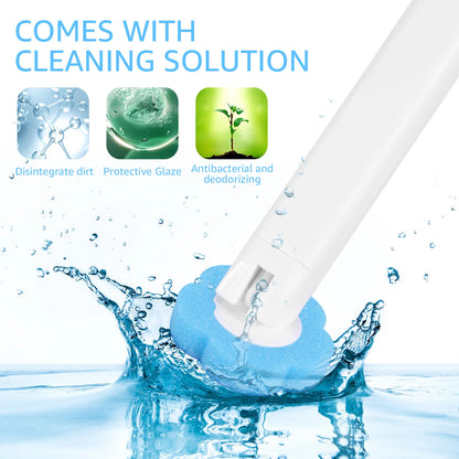 Toilet Brush Cleaning Kit with Disposable Heads – 18/36 PCS