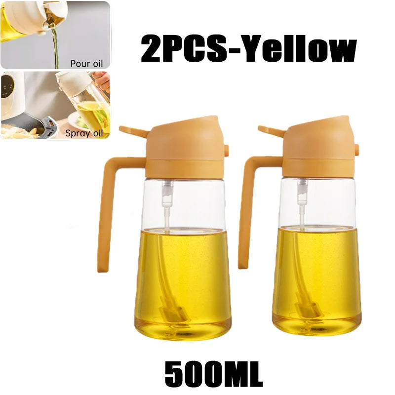 Oil Spray Bottle – 200/300/500ml for Cooking, BBQ & Baking