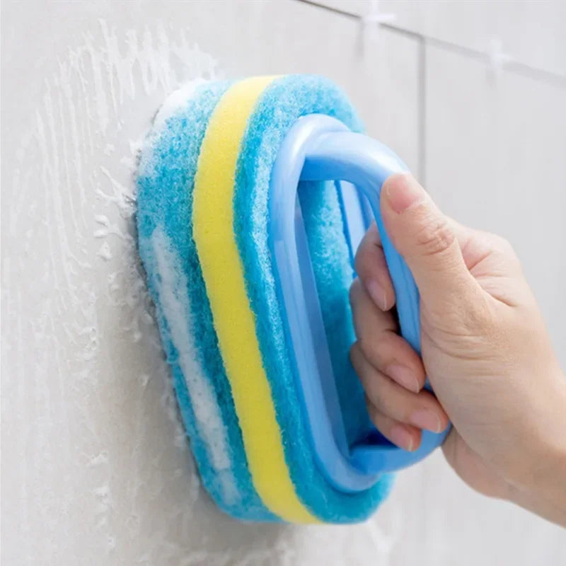 Household Scrubbing Brush with Handle – Durable Kitchen & Bathroom