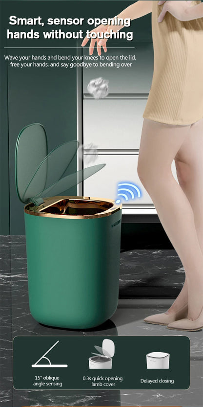 12L Smart Sensor Trash Can – Automatic Bathroom & Kitchen Bin