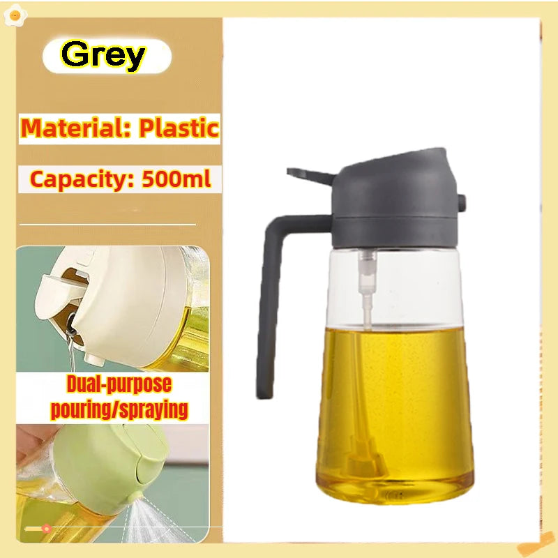 Oil Spray Bottle – 200/300/500ml for Cooking, BBQ & Baking
