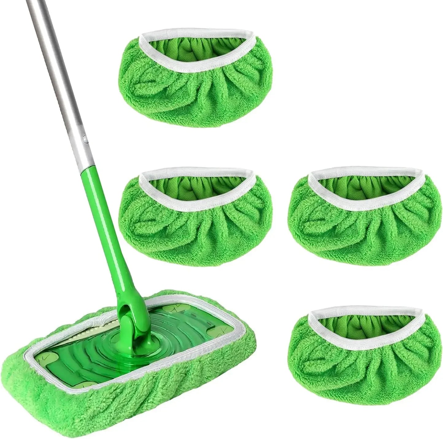 Reusable Microfiber Mop Pads – Wet & Dry Sweeper Cloths