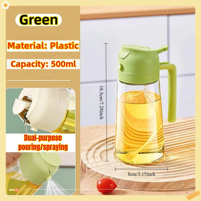Oil Spray Bottle – 200/300/500ml for Cooking, BBQ & Baking