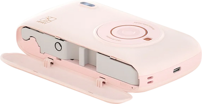 HPRT CP2100 2x3" Wireless Photo Printer, 300DPI, Portable with Paper & Ribbon Storage.