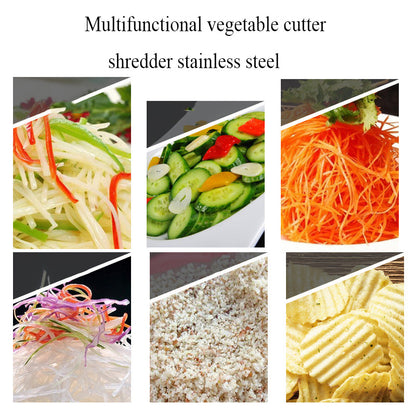 6-Sided Stainless Steel Box Grater – Multi-Function Slicer & Shredder
