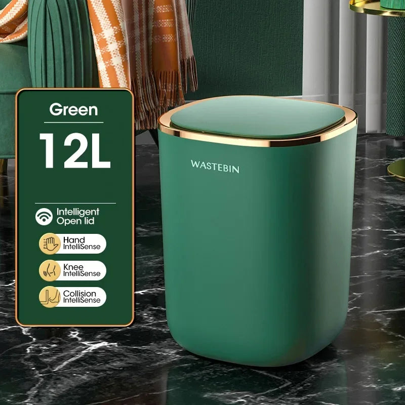 12L Smart Sensor Trash Can – Automatic Bathroom & Kitchen Bin