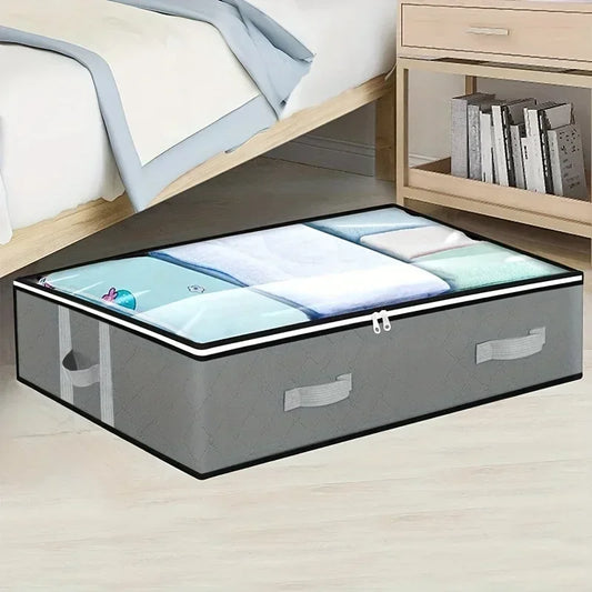 Dustproof Under Bed Storage Box with Handles – 1/2/3pcs