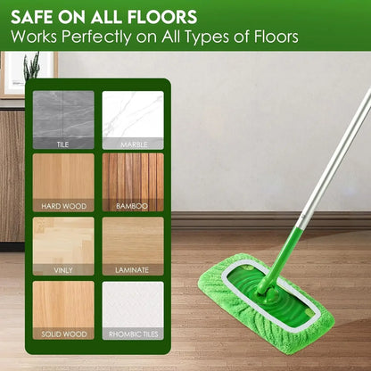 Reusable Microfiber Mop Pads – Wet & Dry Sweeper Cloths