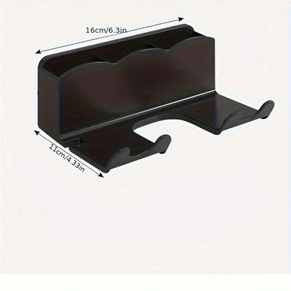 Wall-Mounted Hair Dryer Storage Rack – Non-Perforated Bathroom Bracket