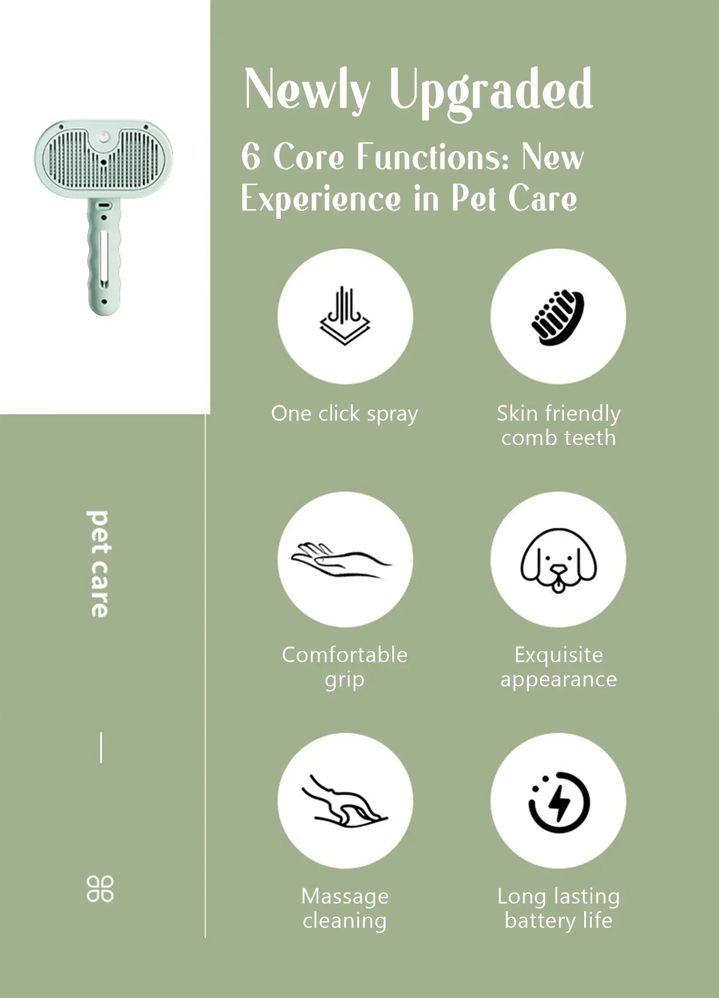 Advance Steam Brush for Pets