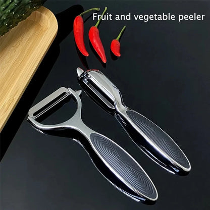 Stainless Steel Vegetable Peeler & Grater – Multi-Function Kitchen Tool