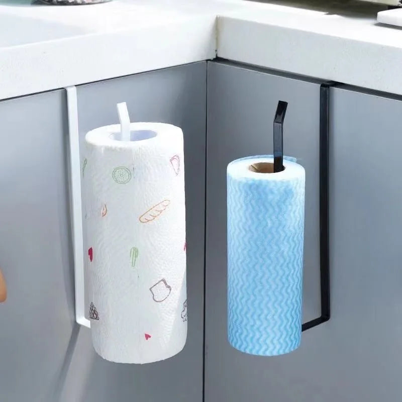 No-Drill Paper Towel Rack – Under Cabinet Tissue Holder