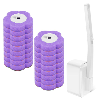 Toilet Brush Cleaning Kit with Disposable Heads – 18/36 PCS