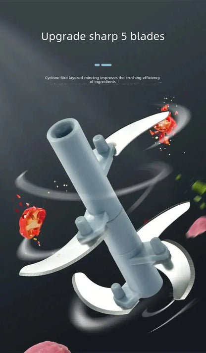 Manual Ginger Garlic Grinder & Veg Cutter – Handheld & Multifunctional