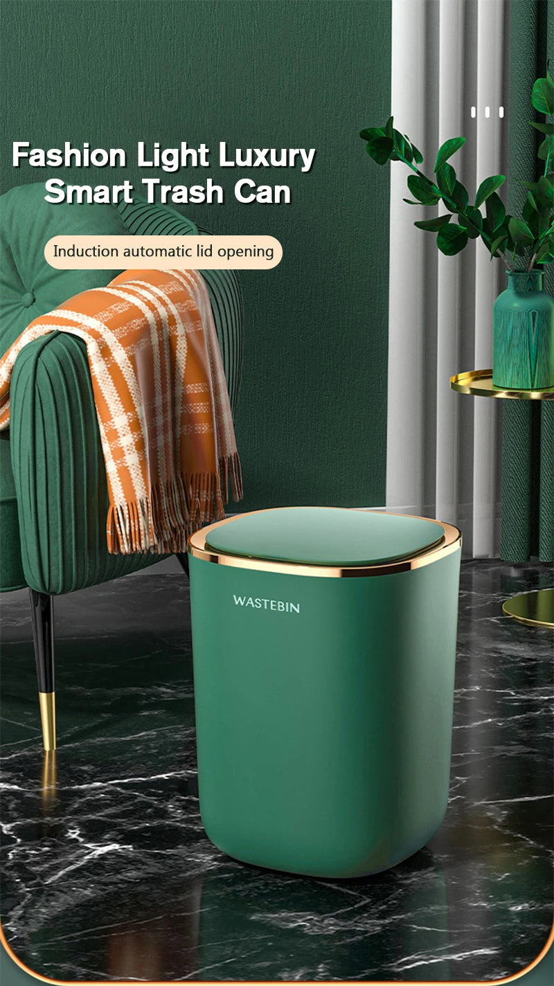 12L Smart Sensor Trash Can – Automatic Bathroom & Kitchen Bin
