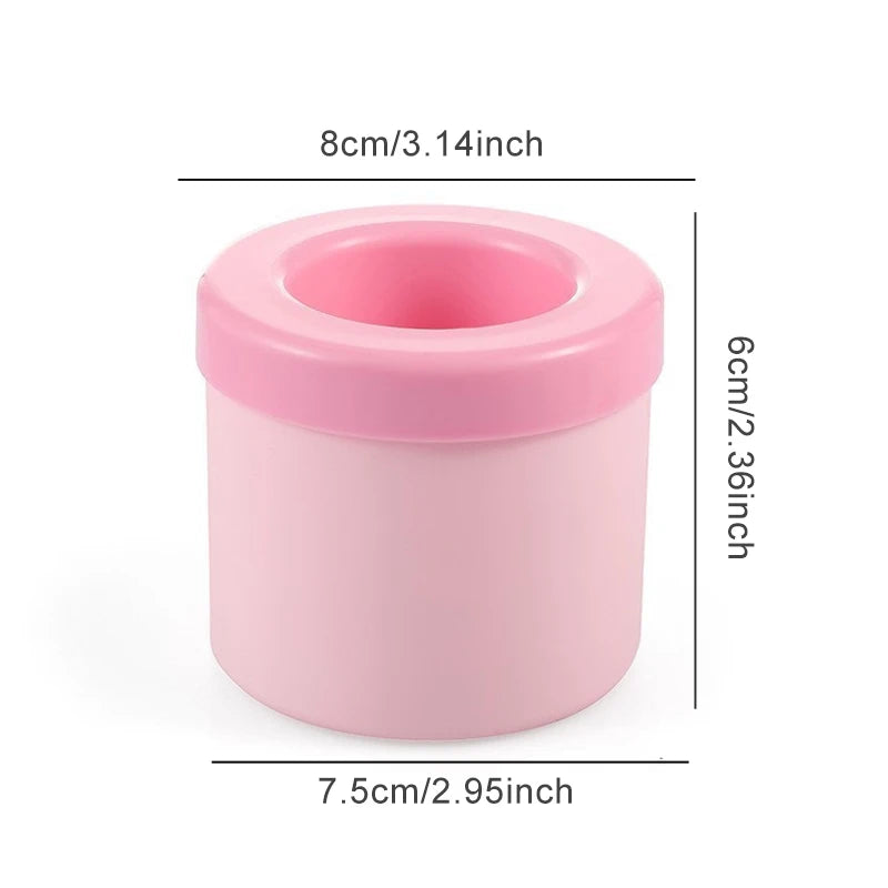 Silicone Ice Cube Maker Bucket – Round Mold