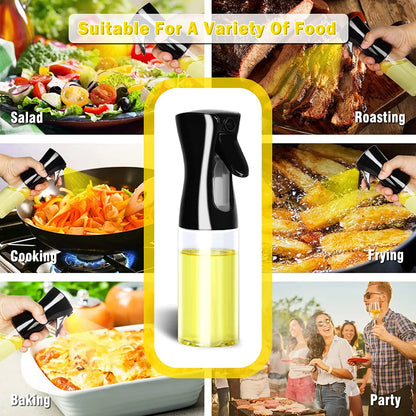 Oil Spray Bottle – 200/300/500ml for Cooking, BBQ & Baking