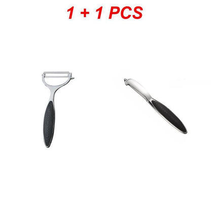 Stainless Steel Vegetable Peeler & Grater – Multi-Function Kitchen Tool