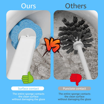 Toilet Brush Cleaning Kit with Disposable Heads – 18/36 PCS