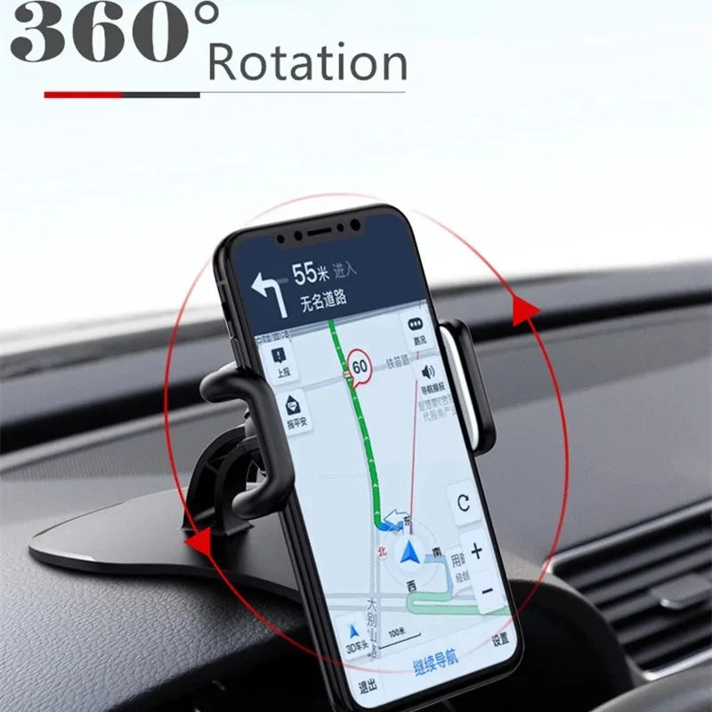 360° Rotatable Car Phone Holder – Dashboard & Windshield Mount