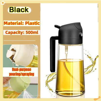 Oil Spray Bottle – 200/300/500ml for Cooking, BBQ & Baking