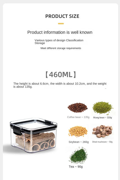 Large Sealed Grain Storage Jars – Moisture-Proof Plastic Set